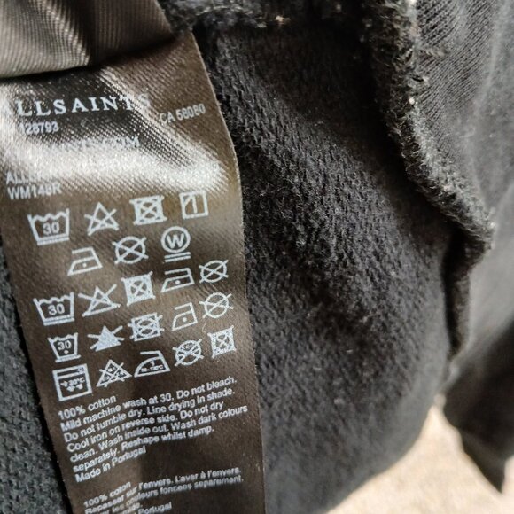 All Saints Embroidered Sweatshirt Hoodie - Picture 6 of 12